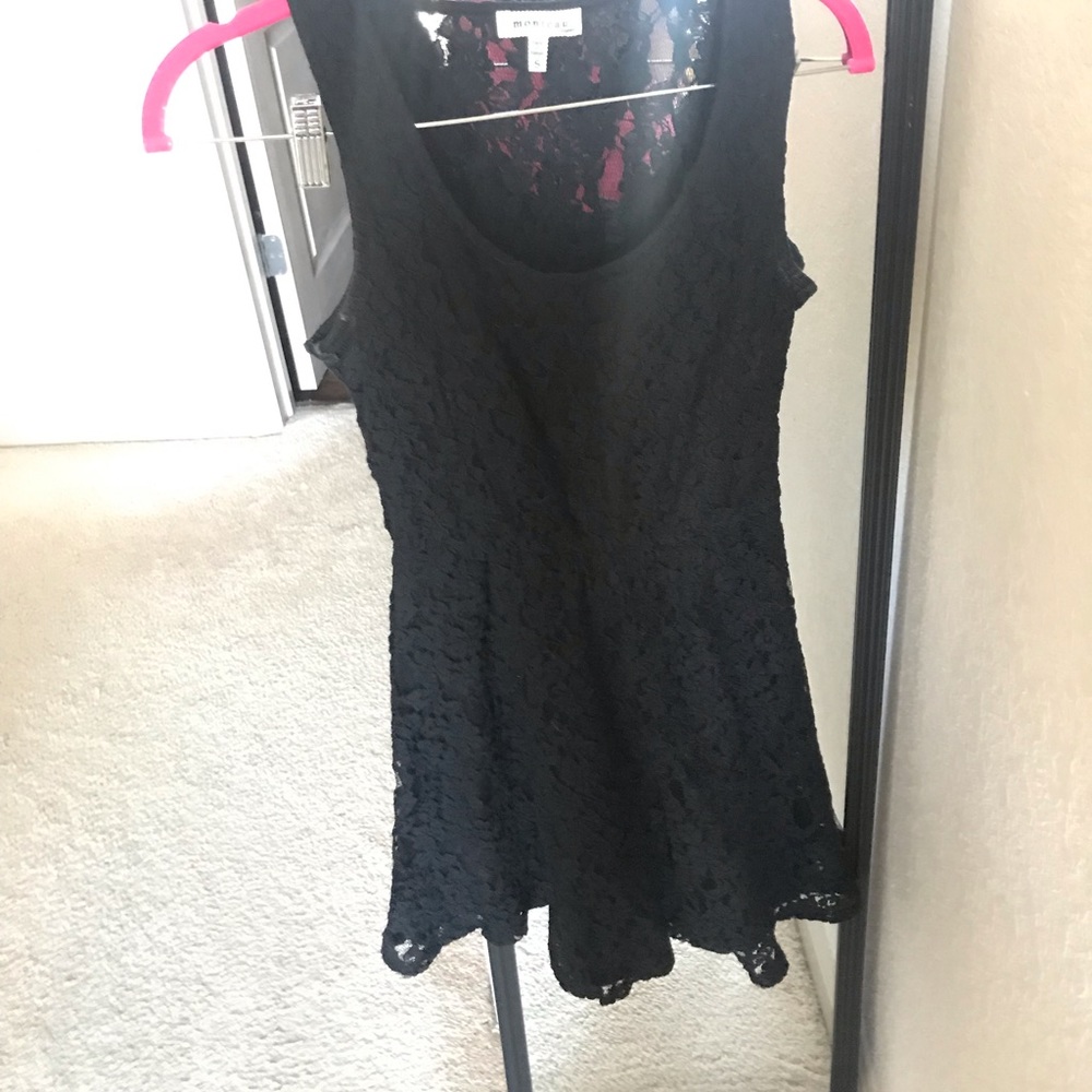 Lace little black dress (skater)